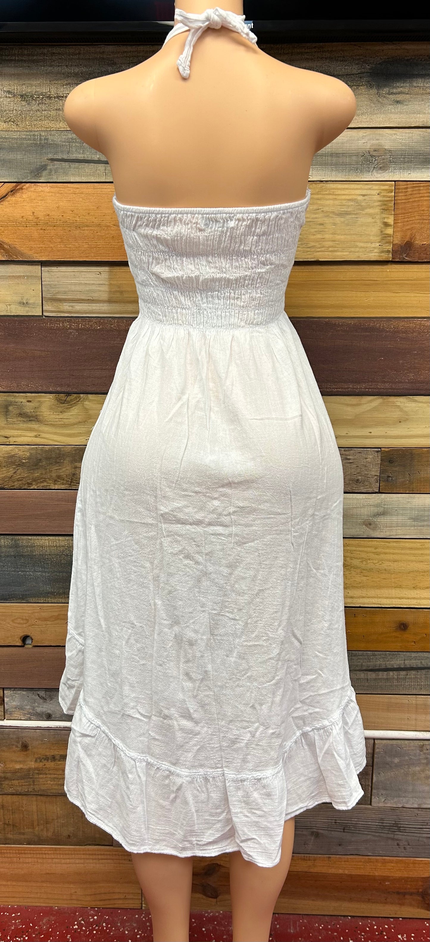 1 - Vestido Blanco – Asimétrico y 100% Algodón
Estilo #1316