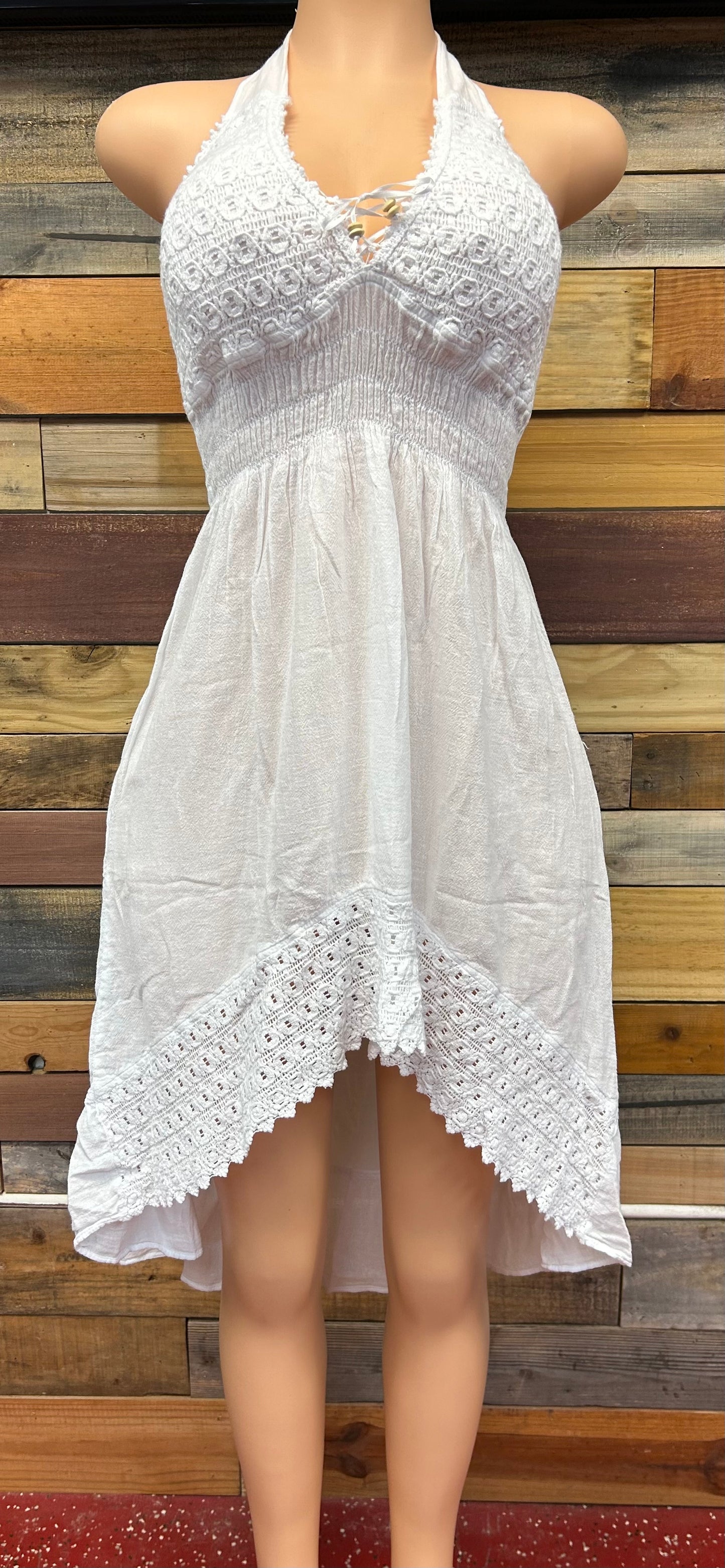 1 - Vestido Blanco – Asimétrico y 100% Algodón
Estilo #1316