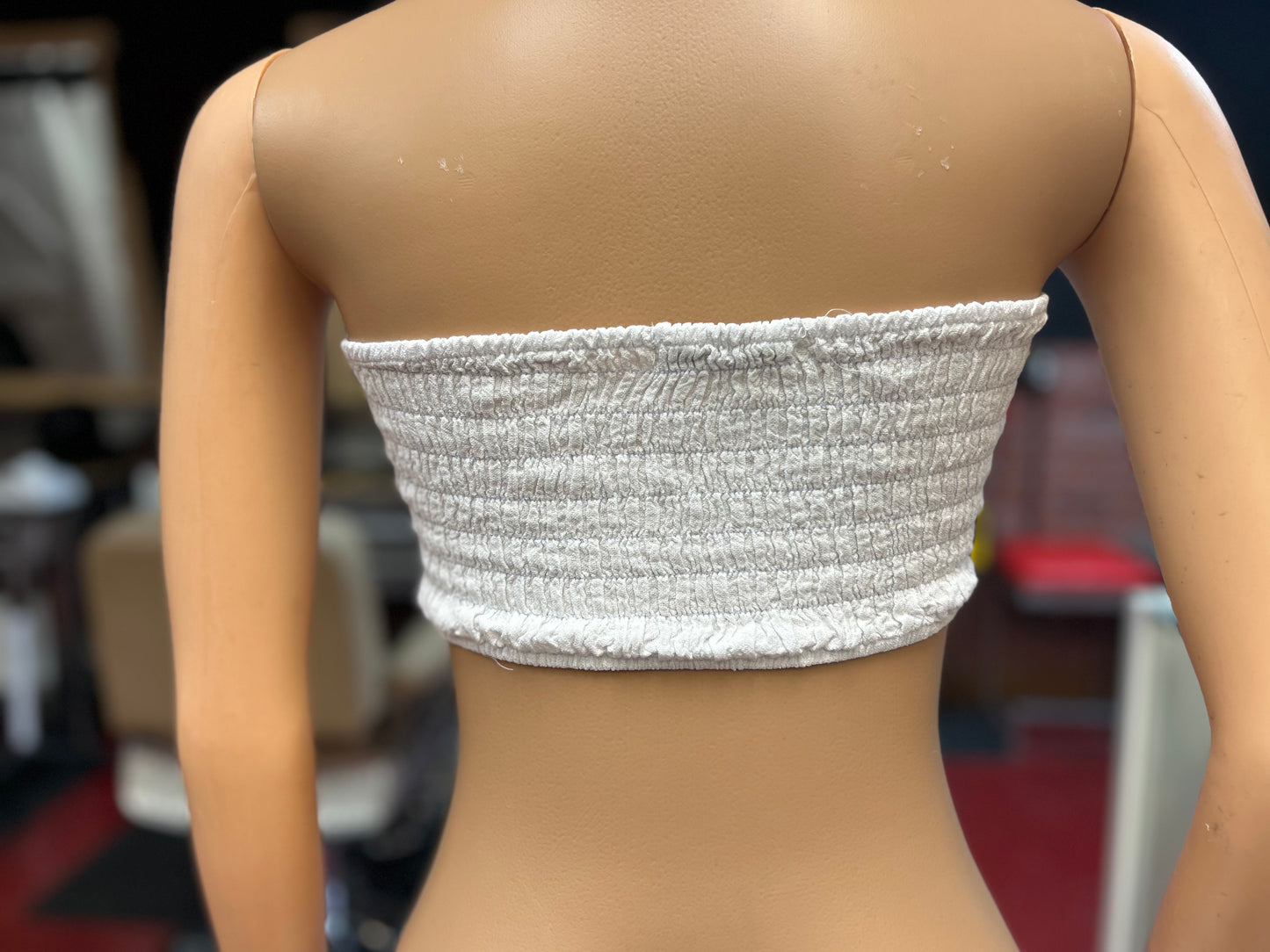 1 - Top Blanco– 100% Algodón Estilo # 1968