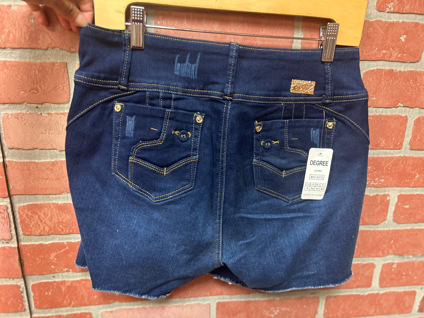 8 - Falda Pantalón Moda Colombiana – Comodidad y Estilo en Uno ✨ Azul oscuro D471S