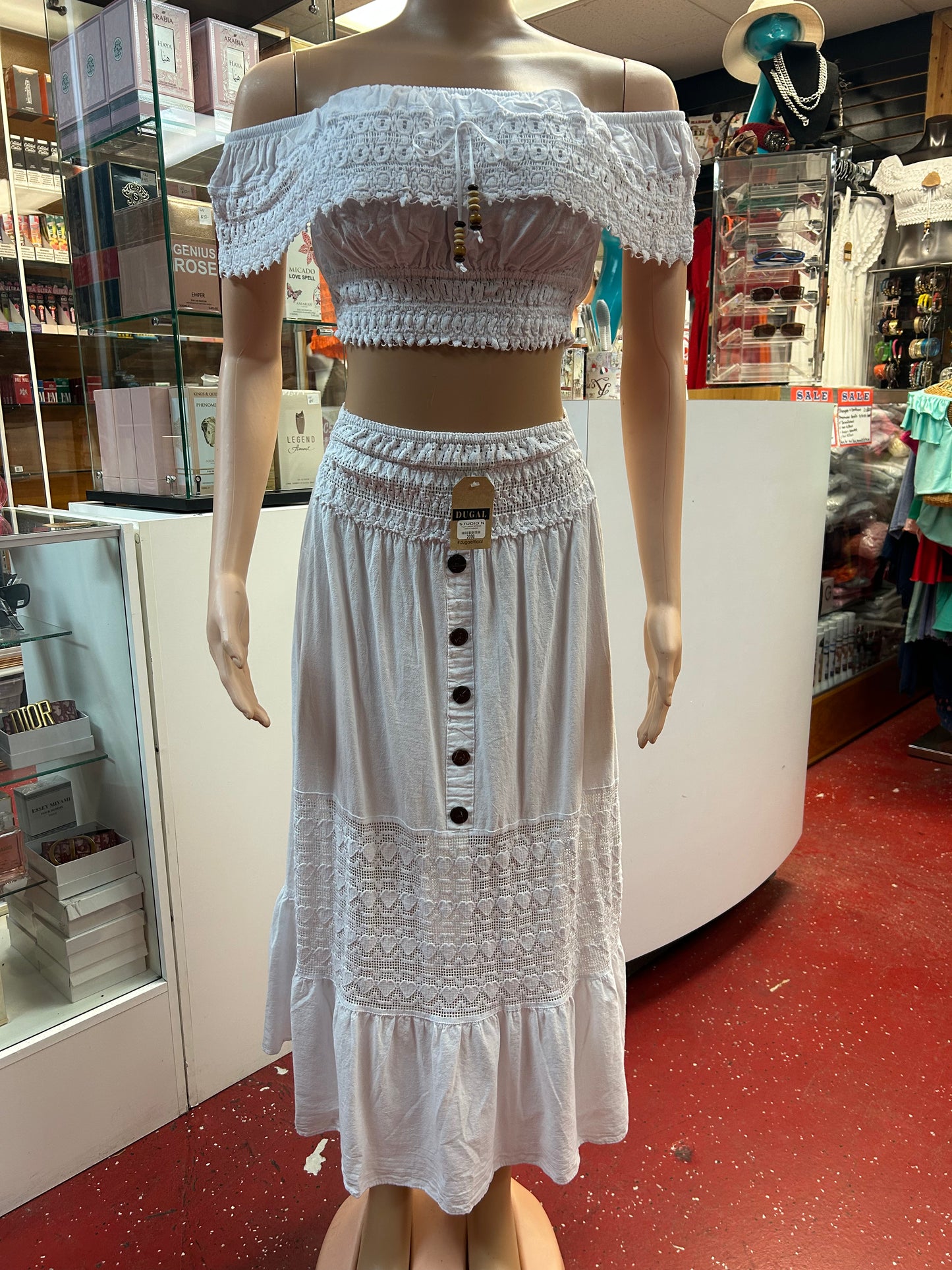 1 - Falda– 100% Algodón Estilo # 2000