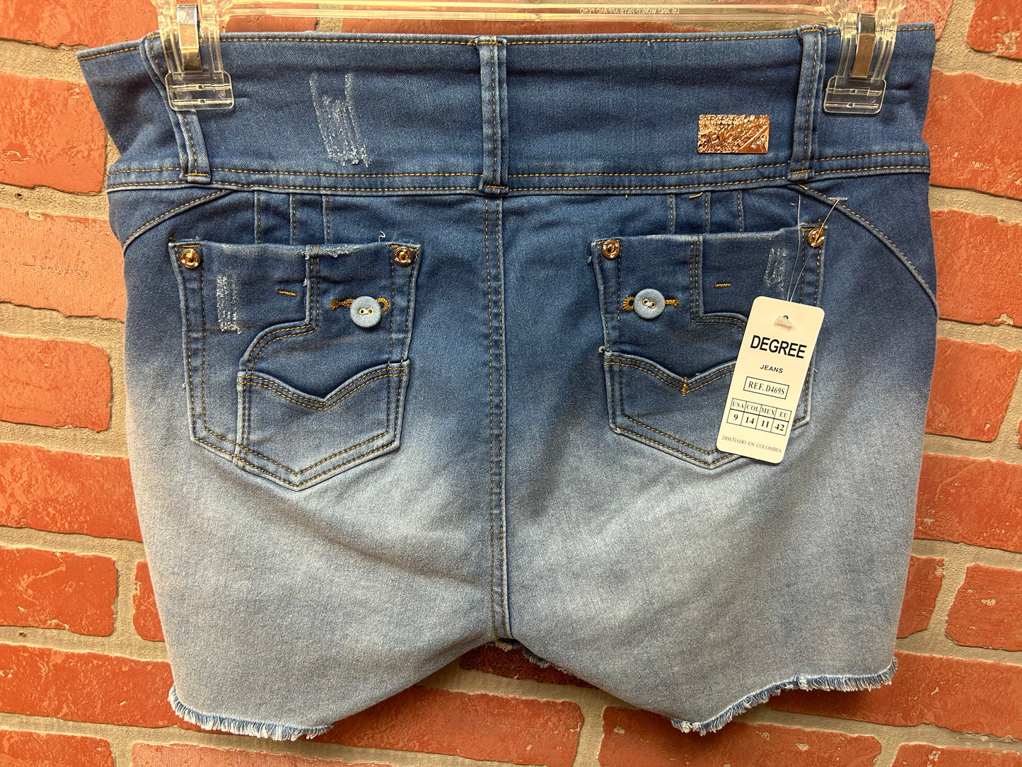 8 - Falda Pantalón Moda Colombiana – Comodidad y Estilo en Uno ✨ Azul claro D469S