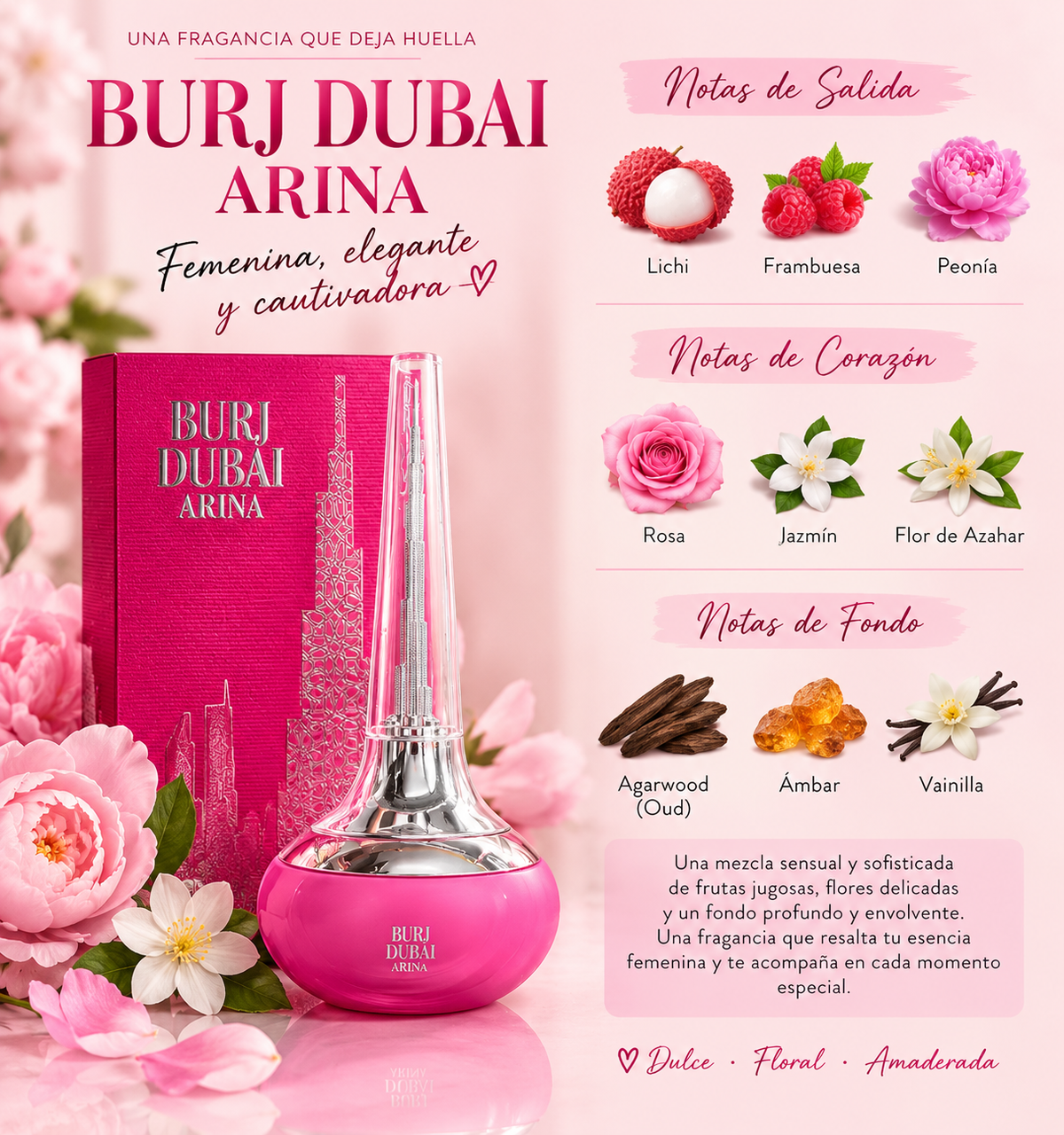 Burj Dubai Arina – Perfume Árabe de Lujo
