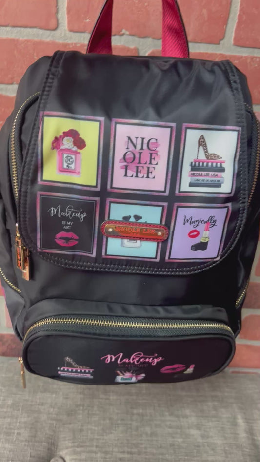 0-✨🎒 Backpack Nicole Lee - Edición Makeups